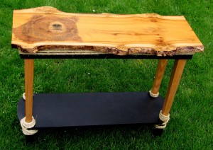 Bear Wood - myrtlewood table