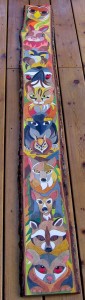Colorful Cartoon Totem - I , II & III