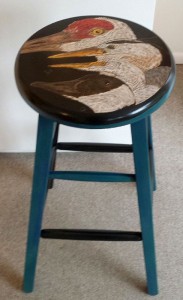 More Along the Shore - Large Stool