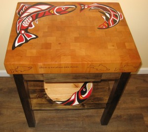 Northwest - reclaimed butcherblock table
