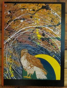 Red Tail's Realm - 32 X 24 - Raptors Rising Series