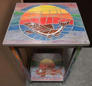 Rainbow Trout - accent table