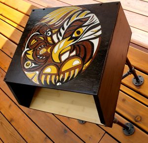 OSPREY with FISH - Hand crafted accent table